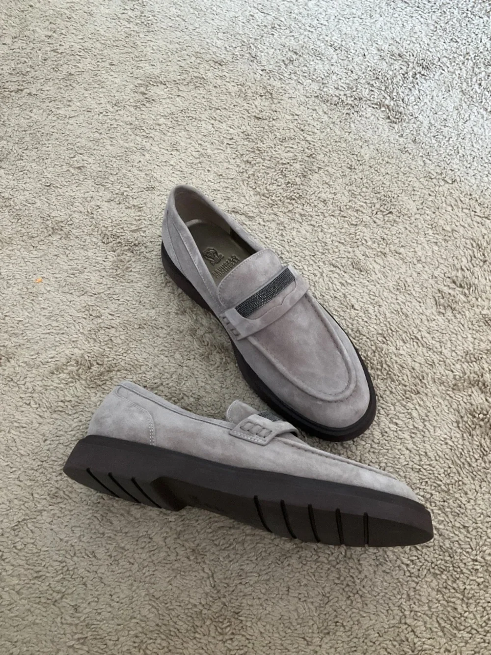 Monili Trim Loafer (Women) Brunello Cucinelli